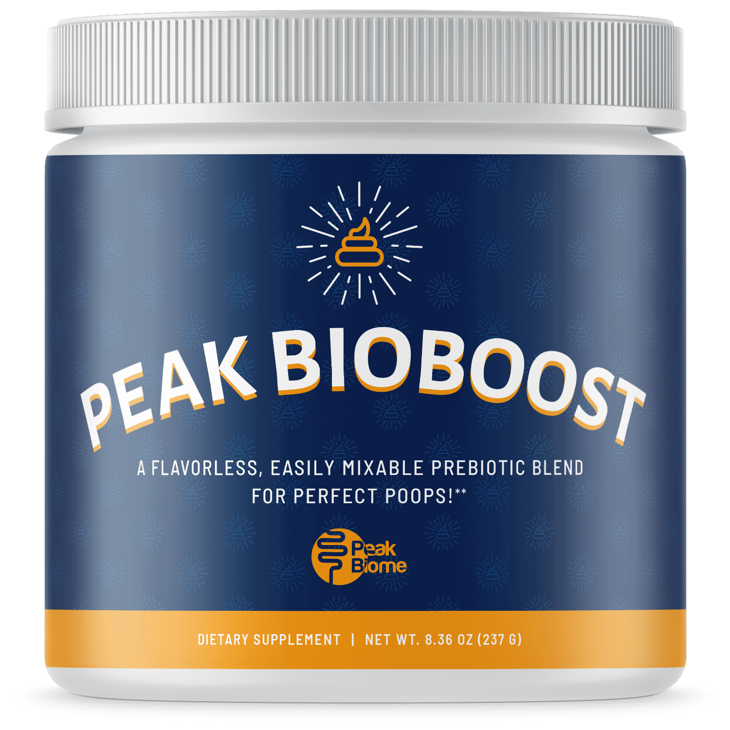 Peak BioBoost prebiotic fiber supplement bottle